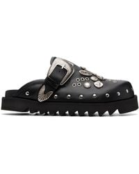 Toga Virilis - Eyelet Metal Sabot Slip-On Loafers - Lyst