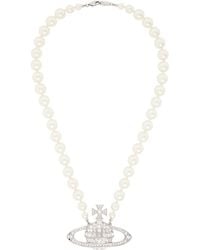 Vivienne Westwood - Bas Relief Faux-Pearl Necklace - Lyst