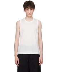 Ami Paris - Off- 'Ami De Coeur' Classic Fit Tank Top - Lyst
