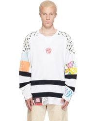Marine Serre - Regenerated Graphic Jersey Hockey T-Shirt - Lyst