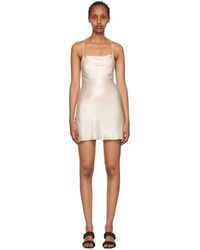Third Form - Off- Crush Bias Minidress - Lyst