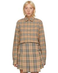 Burberry Beige Vintage Check Simpson Shirt - Natural