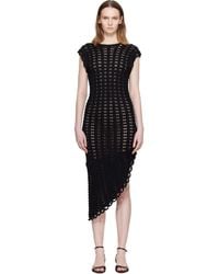Loulou de Saison - Malena Ruffled Crochet Midi Dress - Lyst