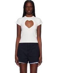 Ambush - ホワイト Heart ベビーTシャツ - Lyst