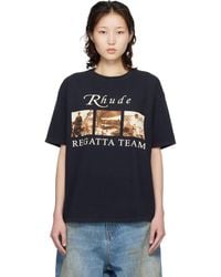 Rhude - Usvi Regatta Tour T-Shirt - Lyst