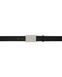 Vivienne Westwood - Black Line Orb Square Buckle Belt - Lyst