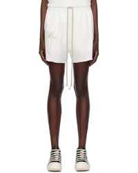 Rick Owens - White Champion Edition Dolphin Shorts - Lyst
