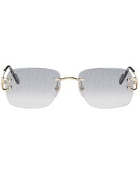 Cartier - 'signature C De ' Sunglasses - Lyst