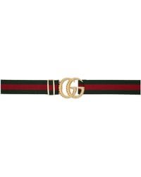 gucci belt with green and red