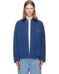 Givenchy - Couture Seam Herringbone Denim Jacket - Lyst