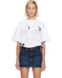 Jean Paul Gaultier - Cotton Jersey Oversized Printed Kamasutra T-Shirt - Lyst