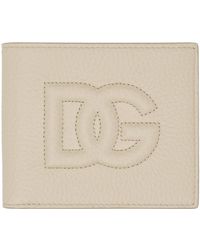 Dolce & Gabbana - Portefeuille à logo dg et à deux volets - Lyst