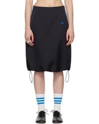 Wales Bonner - Adidas Originals Edition Satin Midi Skirt - Lyst
