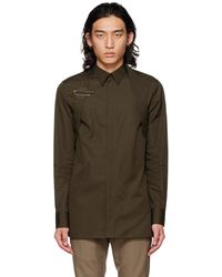 Givenchy - Khaki Contemporary Fit Shirt - Lyst