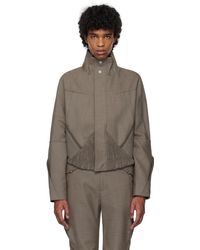 Kiko Kostadinov Ohne Bomber Jacket in Blue for Men | Lyst Canada