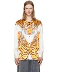 Y-3 - Satin Graphic Shirt - Lyst