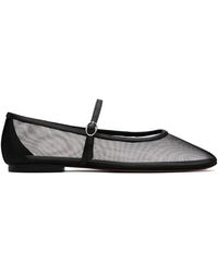 3.1 Phillip Lim - Black Id Mesh Mary Jane Ballerina Flats - Lyst