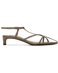 Jil Sander - ベージュ High ヒールサンダル - Lyst