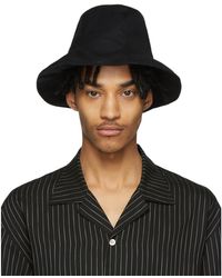 BED j.w. FORD Black Wool Tulip Hat