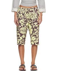 Dries Van Noten - Patterned Shorts - Lyst