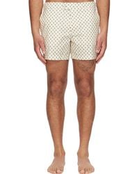Tom Ford - Off- Paisley Print Nylon Swim Shorts - Lyst