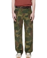 RRL - Camo Poplin Field Cargo Pants - Lyst