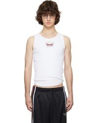 Martine Rose - Embroidered-Logo Tank Top - Lyst