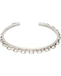 Title Of Work - Double Cuff Anchor Bracelet - Lyst