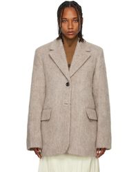 House of Dagmar - Taupe Fawn Jacket - Lyst