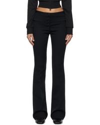 Courreges - Black Tailored Trousers - Lyst