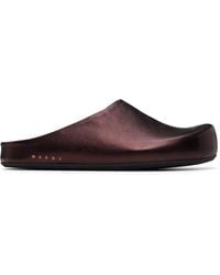 Marni - Fussbett Sabot Slip-On Loafers - Lyst