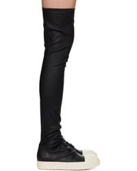 Rick Owens - Hollywood Knee High Stocking Sneaks Tall Boots - Lyst