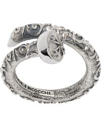 Emanuele Bicocchi - Spiral Floral Motif Ring - Lyst