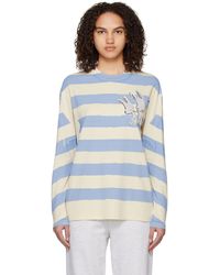 Stella McCartney - オフホワイト&ブルー Bunny 長袖tシャツ - Lyst