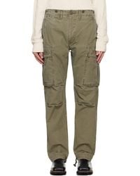 RRL - Stonewashed Surplus Cargo Pants - Lyst