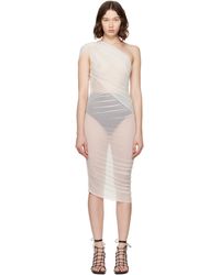 Rick Owens - オフホワイト Amira ミニドレス - Lyst