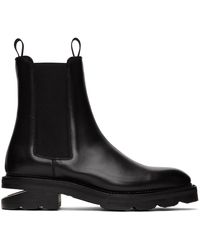 Femme Bottes Bottes Alexander Wang Escarpins à empiècements en maille Alexander Wang en coloris Noir