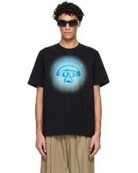 CASABLANCA - Airbrush Mushroom Logo Short Sleeve T‑Shirt - Lyst