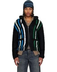 ANDERSSON BELL - Reverse Stripe Knit Hoodie - Lyst
