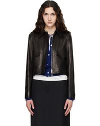 KHAITE - Cordelia Leather Jacket - Lyst