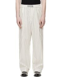 Louis-Gabriel Nouchi - Wide-Leg Striped Jogging Trousers - Lyst