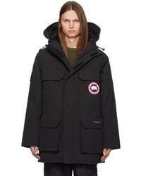 Canada Goose - Blouson Expedition Noir Rembourré En Duvet - Lyst
