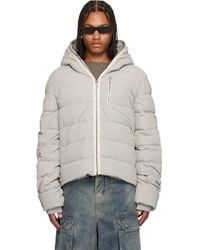 Rick Owens - Off- Concordians Quilted Down Jacket - Lyst