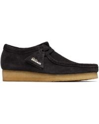 Clarks - Suede Moc-Toe Wallabee Derbys - Lyst