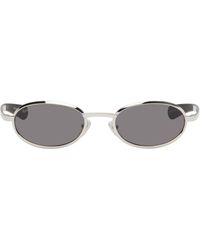 Gucci - Oval Frame Sunglasses - Lyst