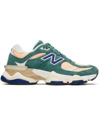 New Balance - グリーン＆オレンジ 9060 スニーカー - Lyst