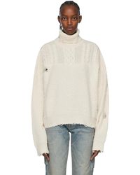 Amiri - Off- Cashmere Sweater - Lyst