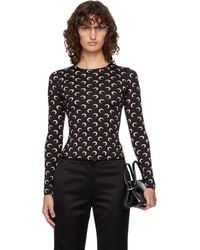 Marine Serre - Recycled Moon Jersey Second Skin Crewneck T-Shirt - Lyst