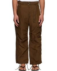 Sacai - Treated Nylon Twill Cargo Pants - Lyst
