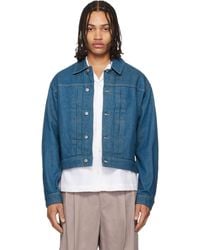 HUGO - Logo Patch Denim Jacket - Lyst